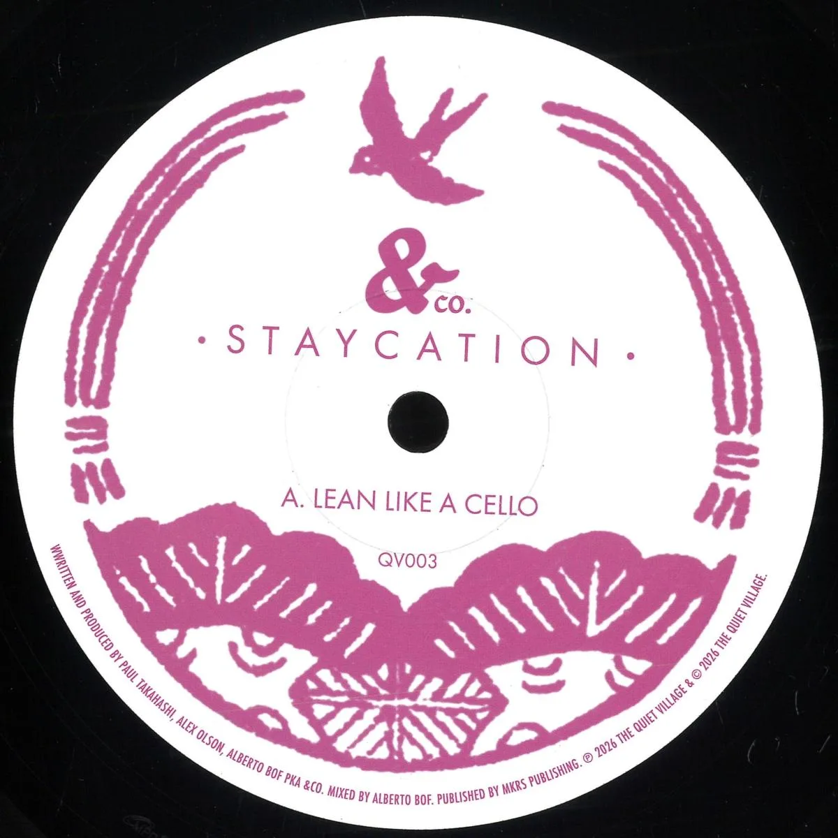 Лицевая сторона обложки — &Co. — Staycation
