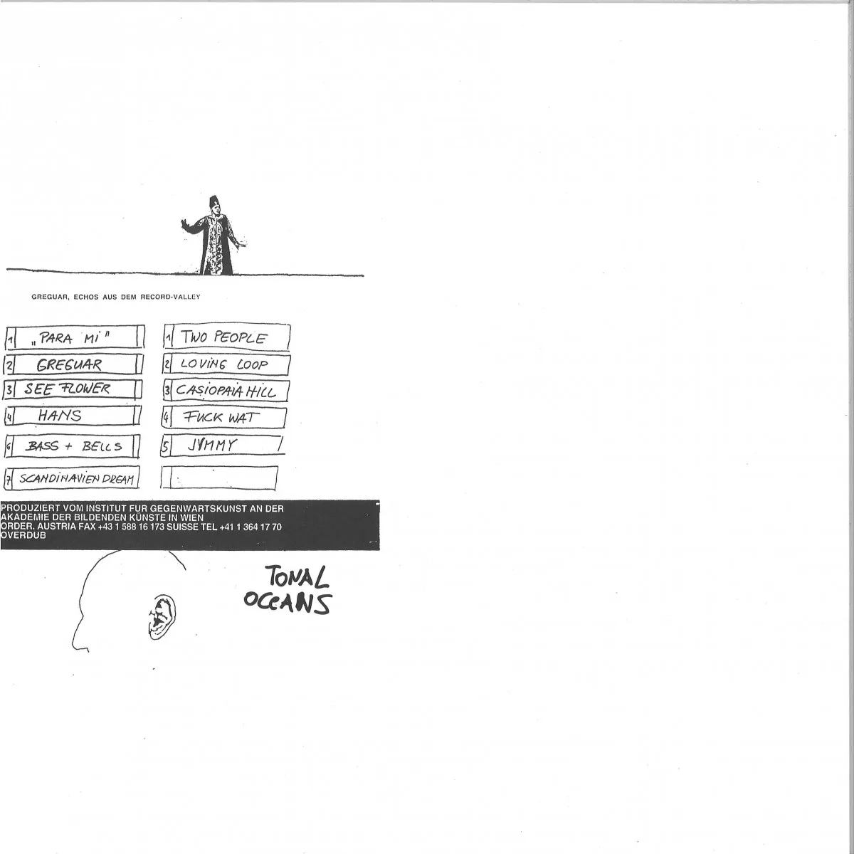 Back cover — Eric Schumacher & Andrea Clavadetsche — Greguar, Echos Aus Dem Record-Valley
