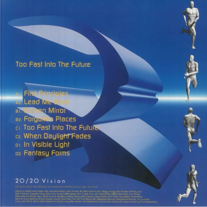 Back cover — RANDOM FACTOR — Too Fast Into The Future (reissue)