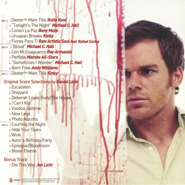 Back cover — VARIOUS — Dexter (Soundtrack)