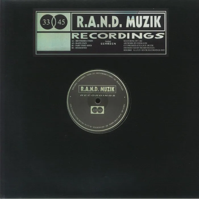 Front cover — GZARDIN — RM 12032