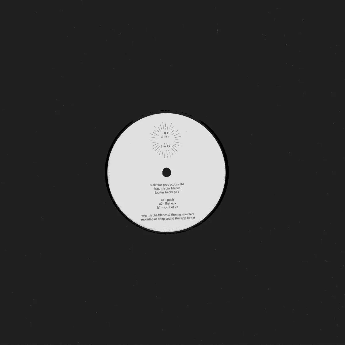 Back cover — Melchior Productions Ltd — Jupiter Tracks Pt.1