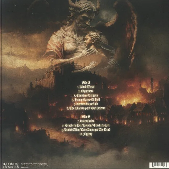 Обратная сторона обложки — VENOM — US Possession Tour 86