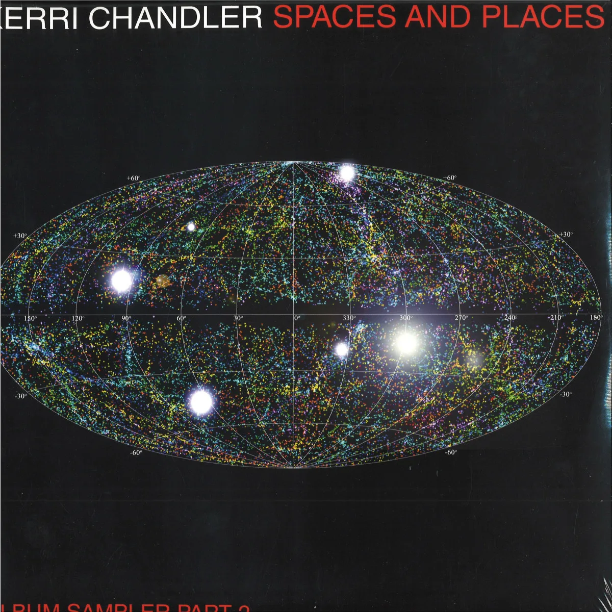 Back cover — Kerri Chandler — Spaces and Places: Album Sampler 2 LP (2x12")