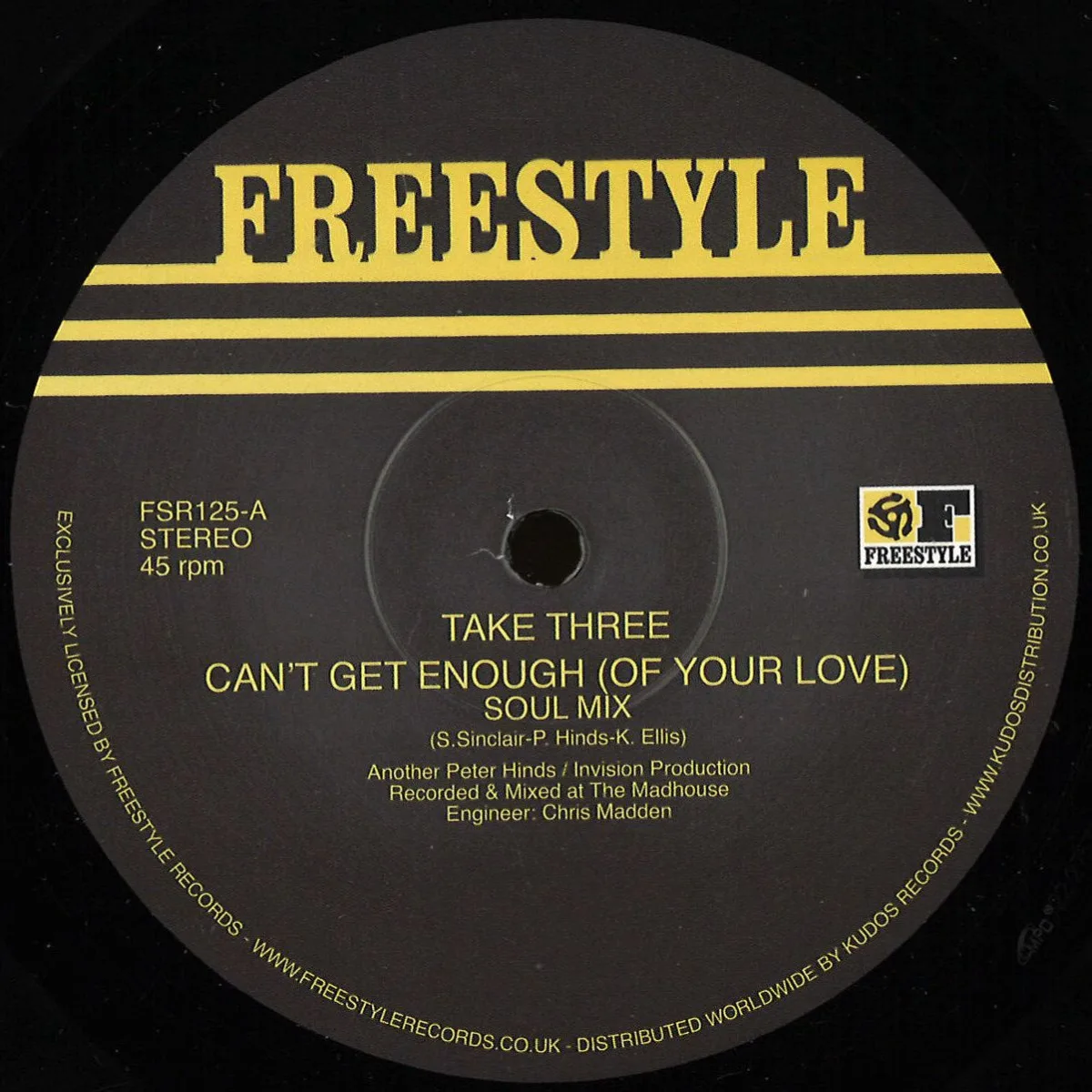 Take Three — Can't Get Enough (Of Your Love)