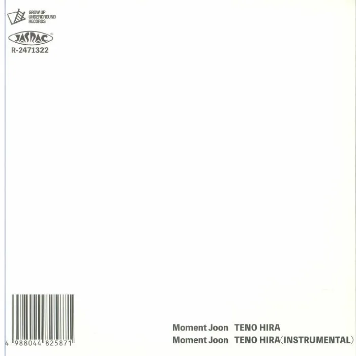 Back cover — MOMENT JOON — Teno Hira