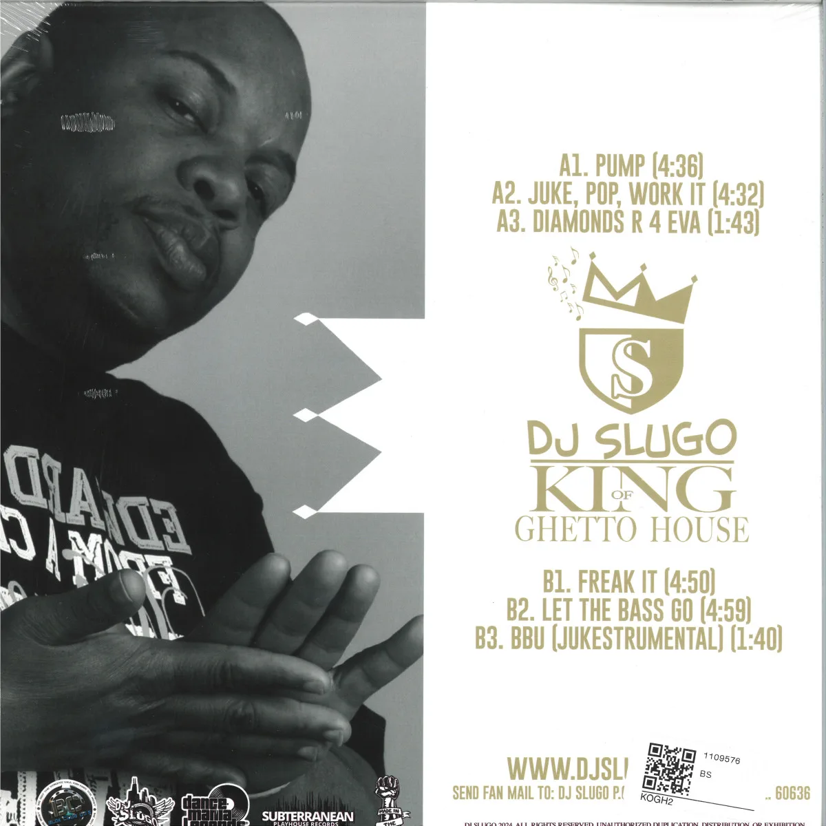 Обратная сторона обложки — Dj Slugo — King Of Ghetto House