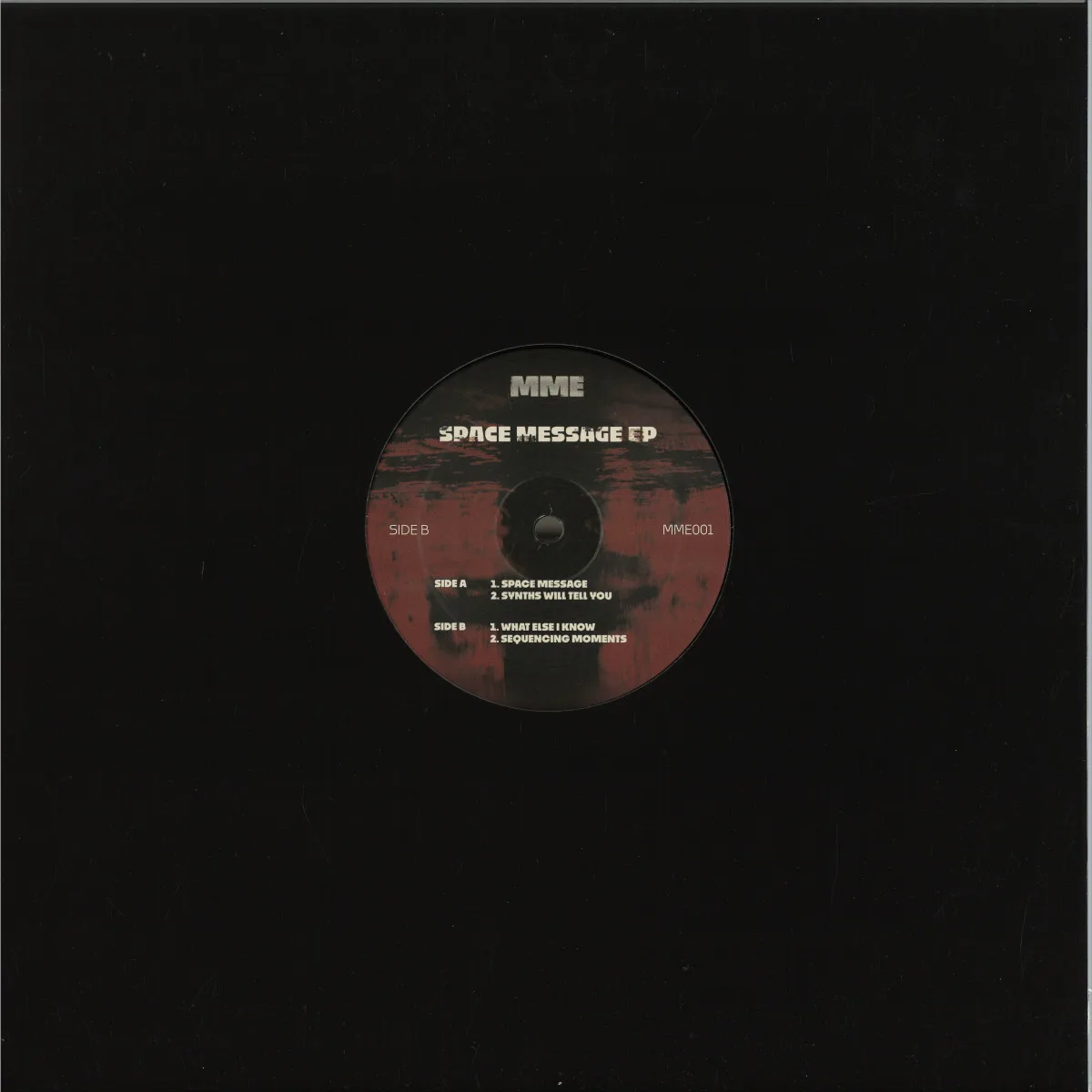 Back cover — Cesare Muraca — Space Message EP