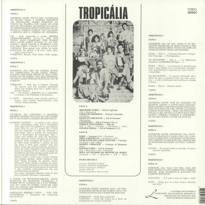 Back cover — VARIOUS — Tropicalia Ou Panis Et Circensis (reissue)