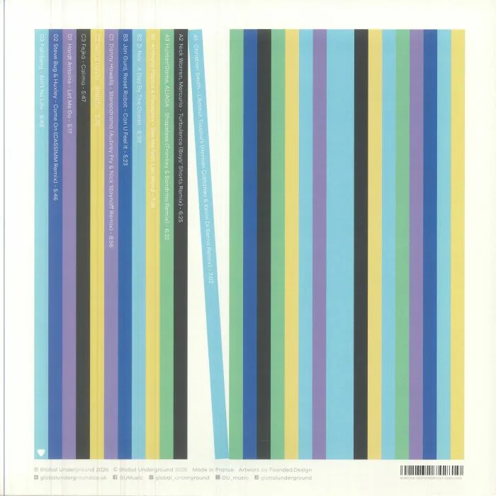 Обратная сторона обложки — Various — Global Underground: Select #11 (LP 2x12")