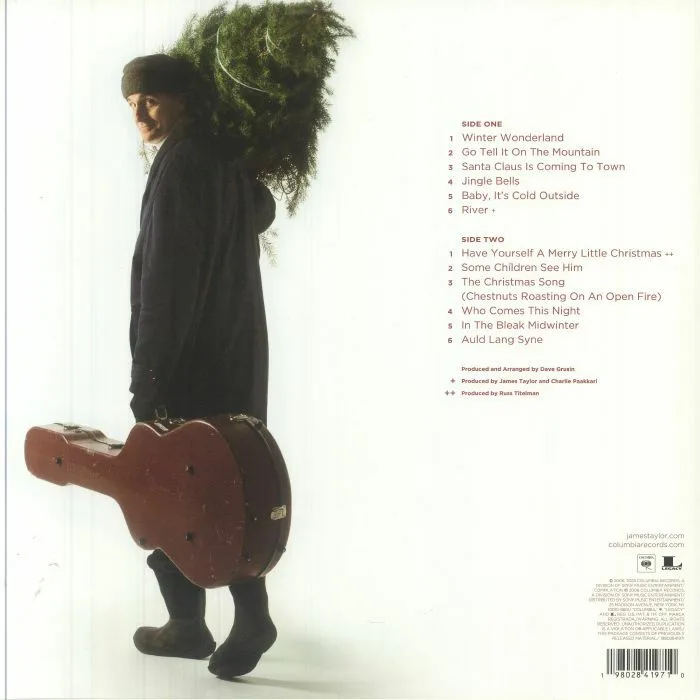 Обратная сторона обложки — James TAYLOR — James Taylor At Christmas (reissue) (B-STOCK)