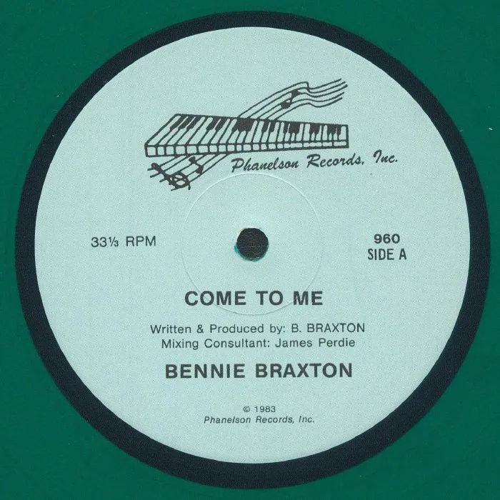 Лицевая сторона обложки — Bennie BRAXTON — Come To Me