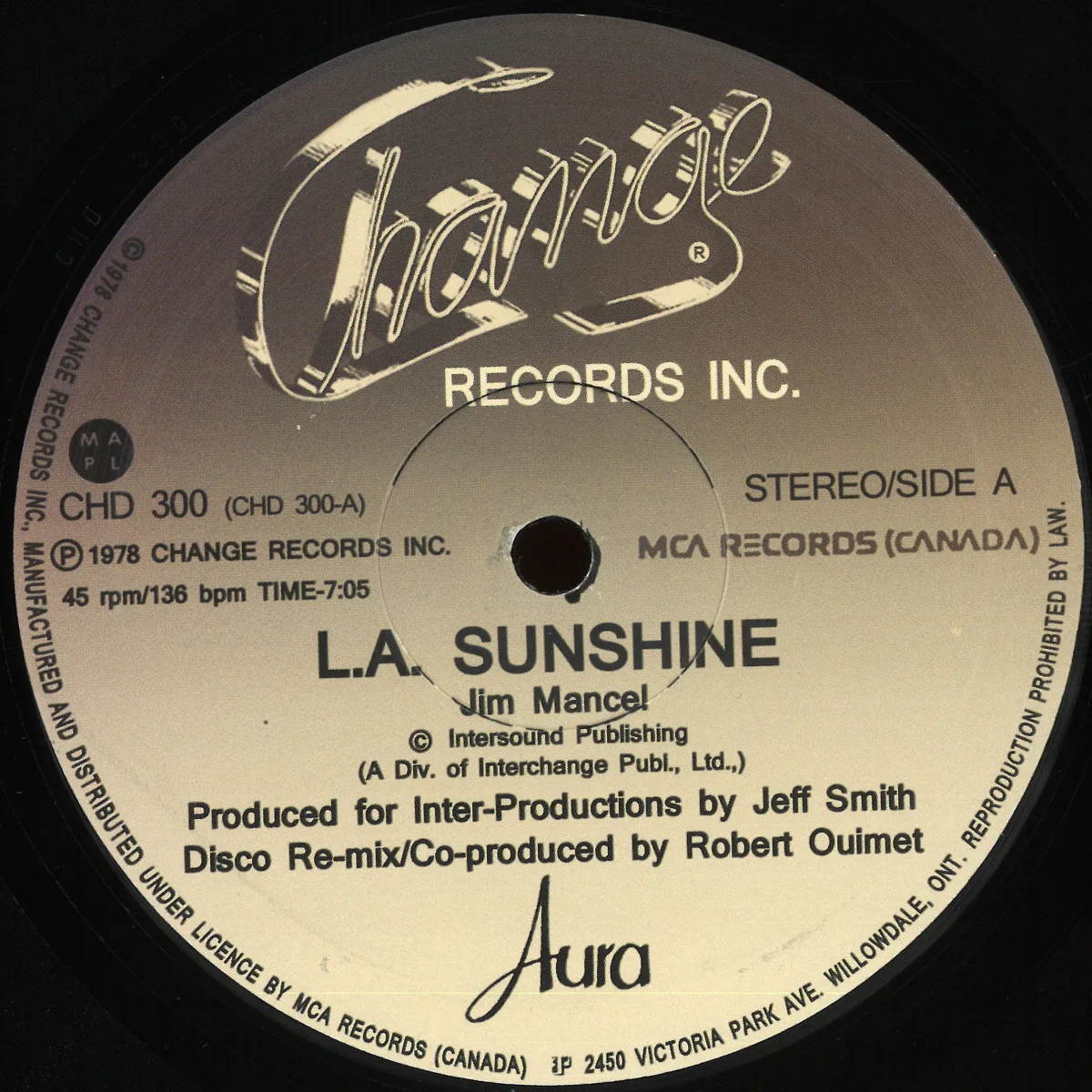 Aura — L.a. Sunshine