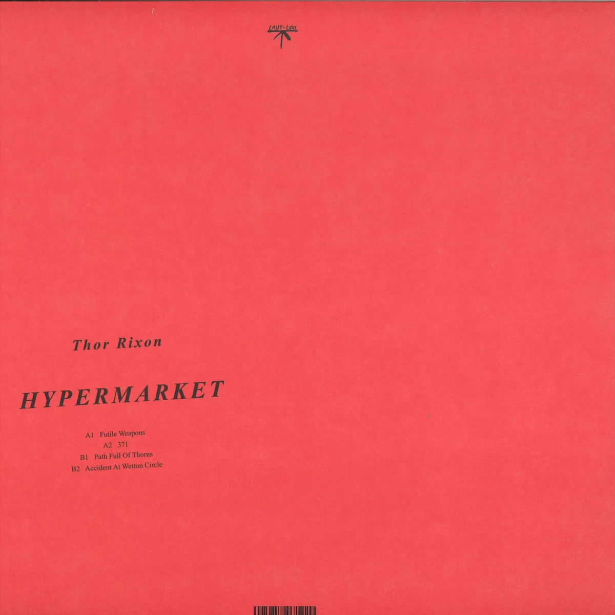 Обратная сторона обложки — Thor Rixon — Hyper Market