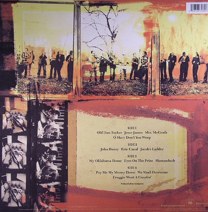 Back cover — Bruce SPRINGSTEEN — We Shall Overcome