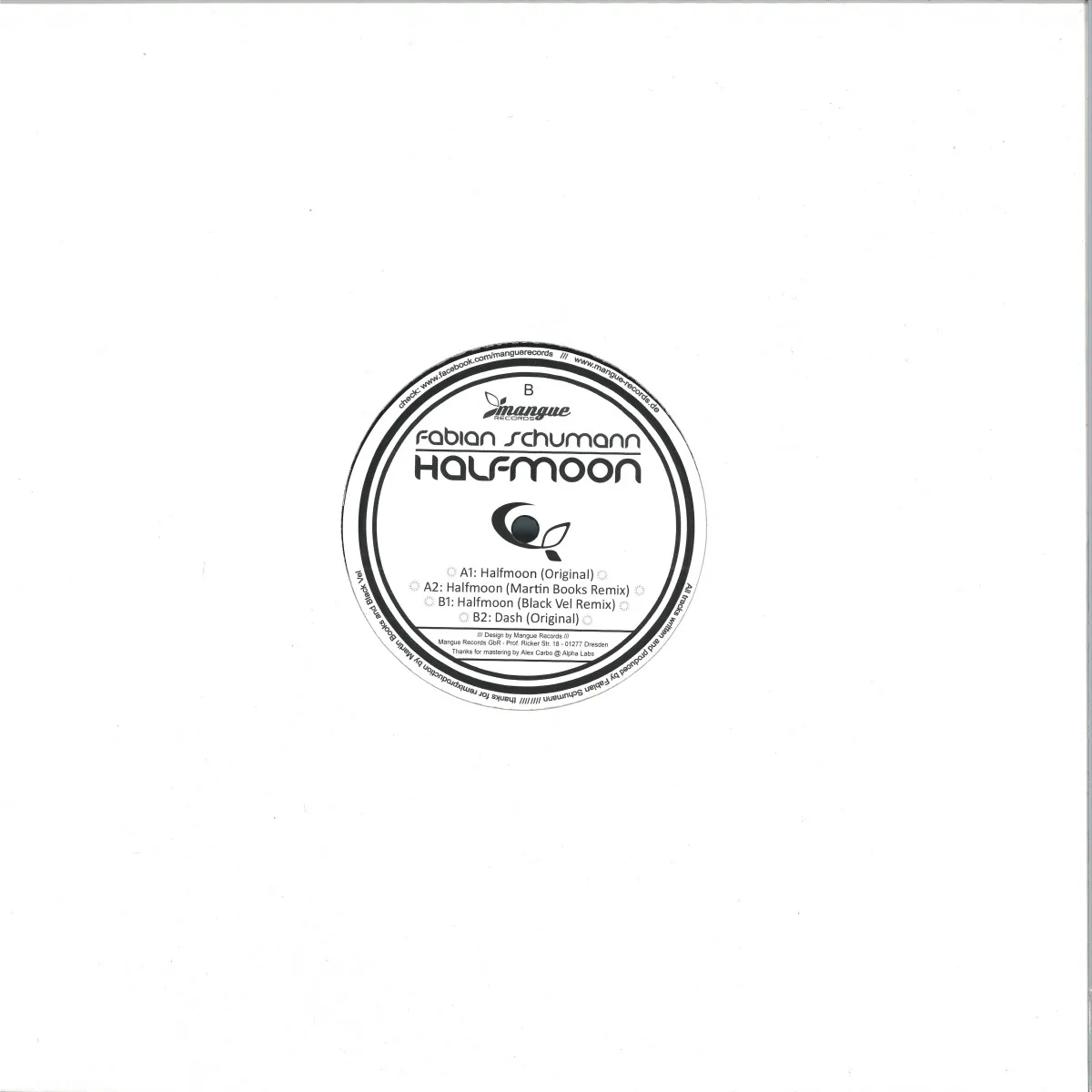 Back cover — Fabian Schumann — Halfmoon Ep