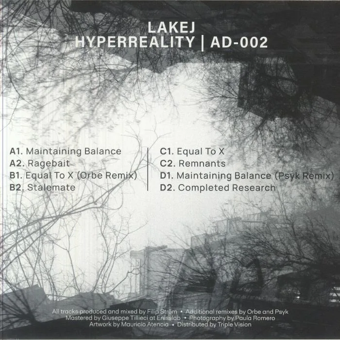 Обратная сторона обложки — LAKEJ — Hyperreality
