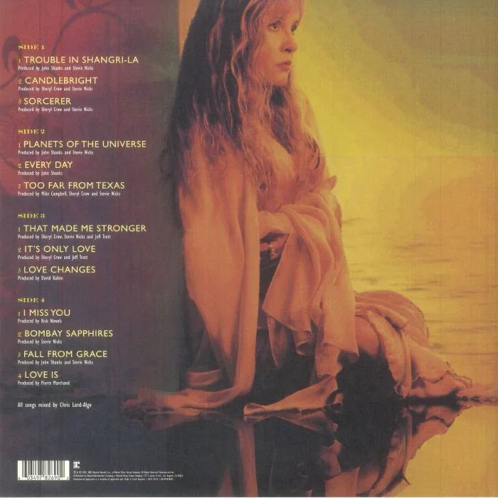Обратная сторона обложки — Stevie NICKS — Trouble In Shangri La (reissue)