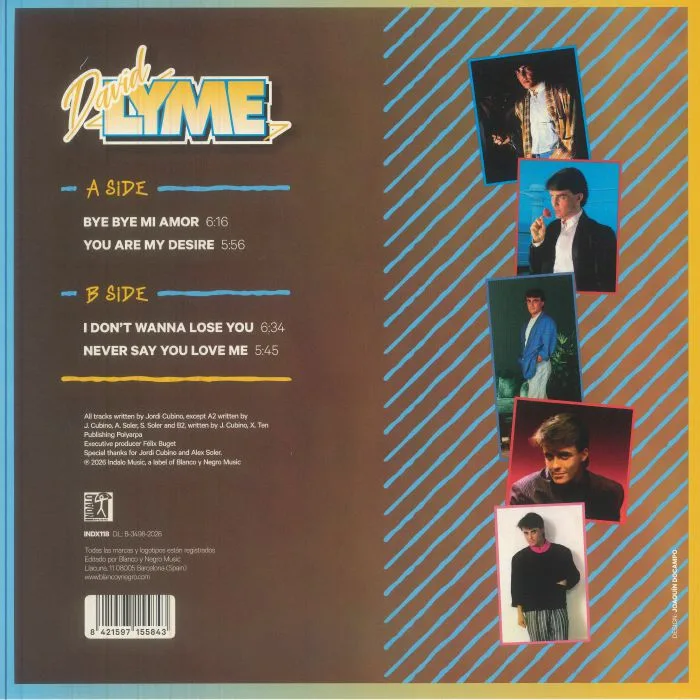 Back cover — David LYME — Hits EP Vol 2