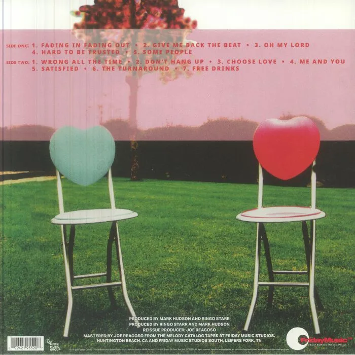 Back cover — Ringo STARR — Choose Love (20th Anniversary Edition)