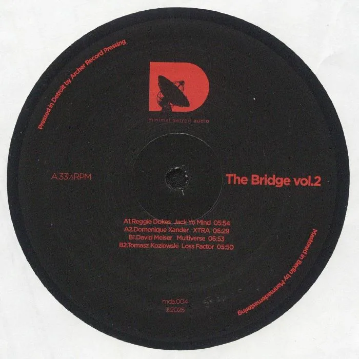 Front cover — Reggie DOKES / DOMENIQUE XANDER / DAVID MEISER / TOMASZ KOZLOWSKI — The Bridge Vol 2