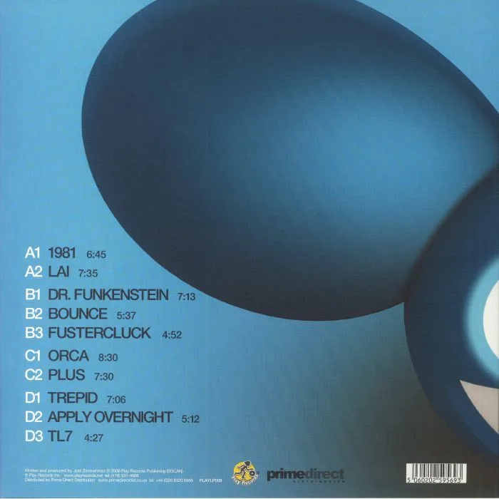 Обратная сторона обложки — DEADMAU5 — Vexillology (Record Store Day RSD 2022)