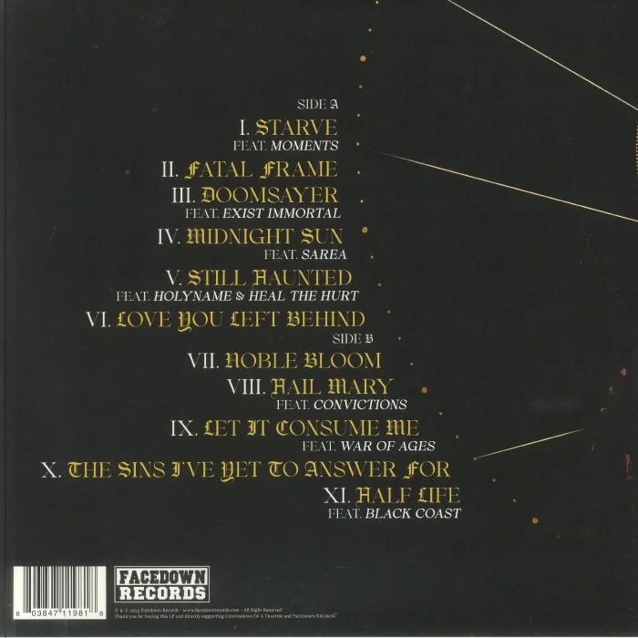 Back cover — CONFESSIONS OF A TRAITOR — This Pain Will Serve You