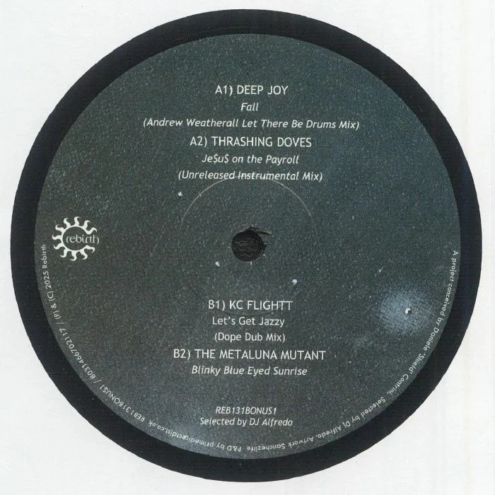 Back cover — DJ ALFREDO / DEEP JOY / THRASHING DOVES / KC FLIGHTT / THE METALUNA MUTANT — Paraiso: The True Spirit Of Ibiza Bonus Sampler 1