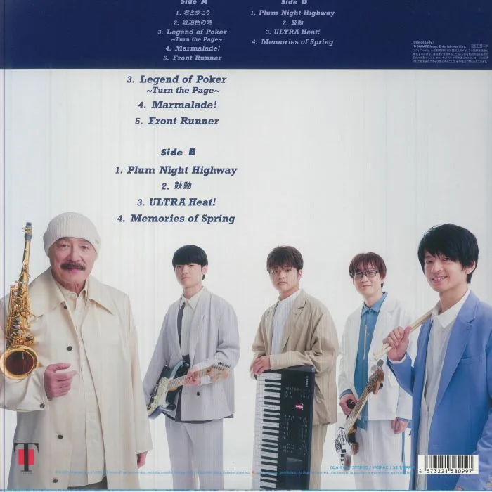 Back cover — T SQUARE — Turn The Page