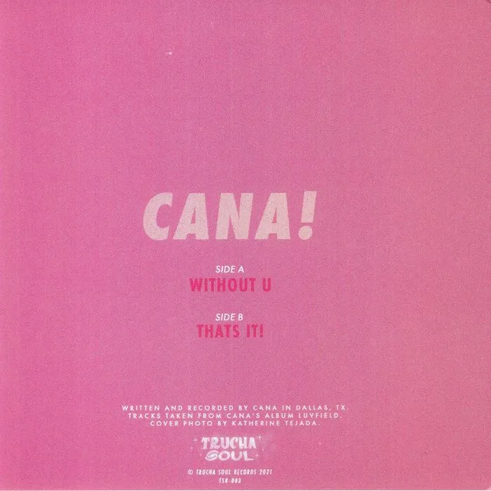 Обратная сторона обложки — CANA! — Without U