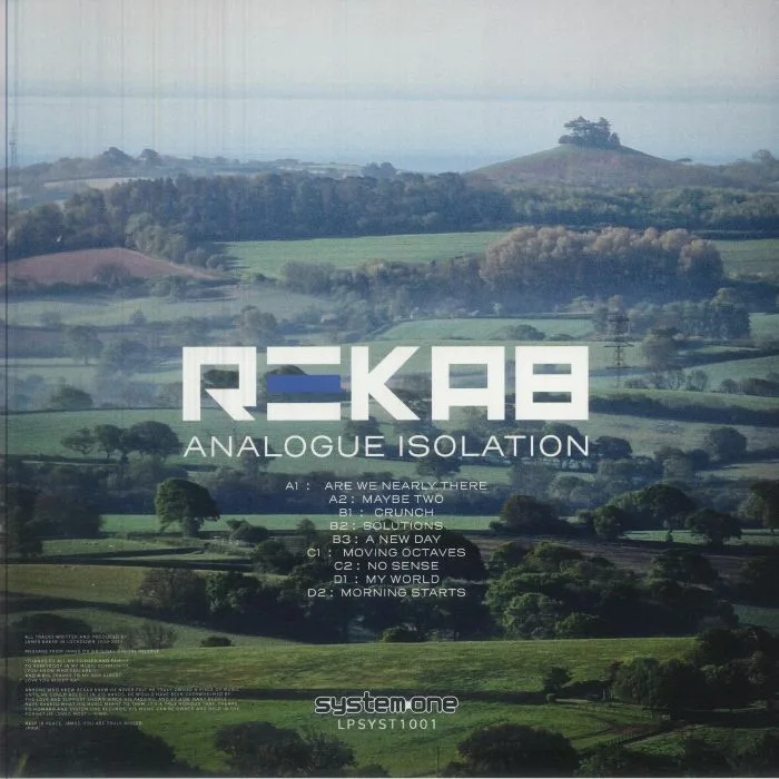 Обратная сторона обложки — REKAB — Analogue Isolation