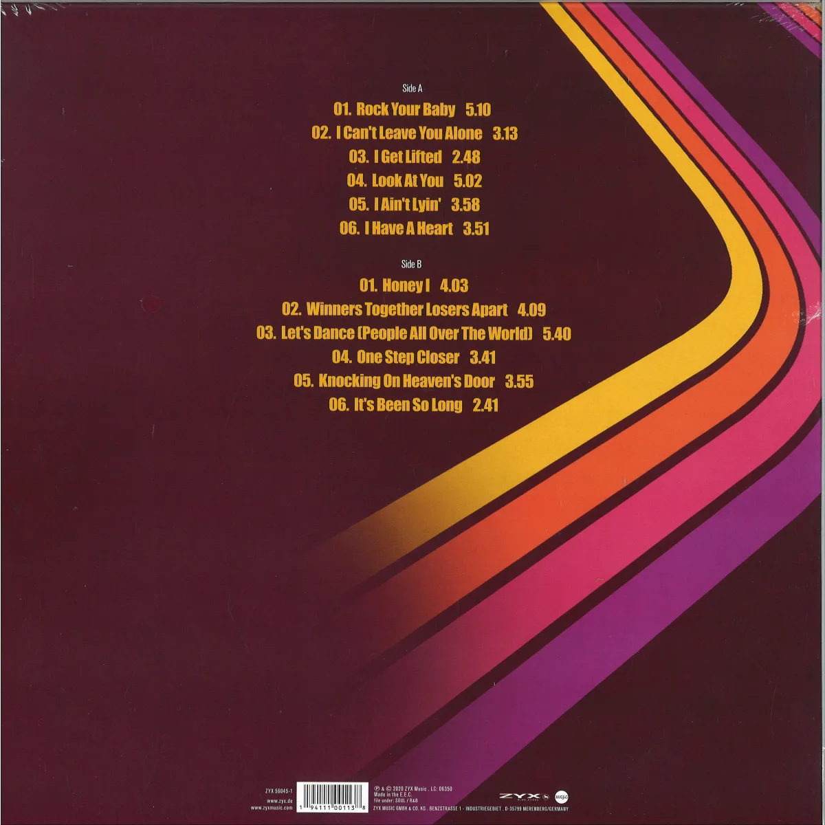 Back cover — George Mccrae — Rock Your Baby - Greatest Hits