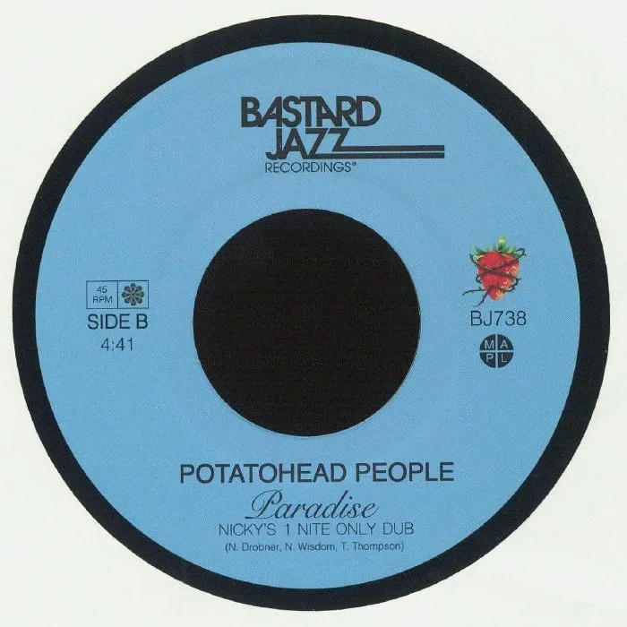 Обратная сторона обложки — POTATOHEAD PEOPLE feat DIAMOND CAFE — Paradise