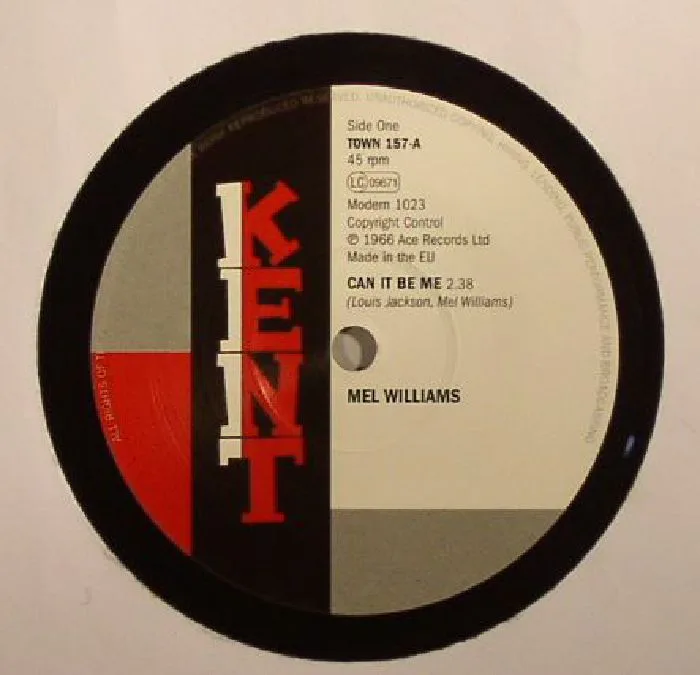 Лицевая сторона обложки — Mel WILLIAMS / ARTHUR WRIGHT ORCHESTRA — Can It Be Me