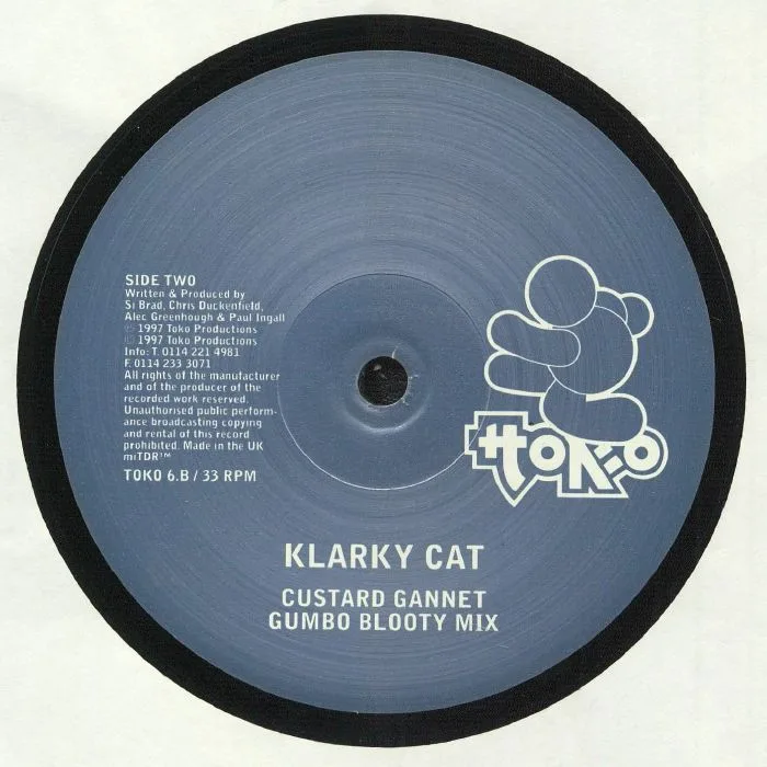 Back cover — KLARKY CAT — Gumbo (reissue)