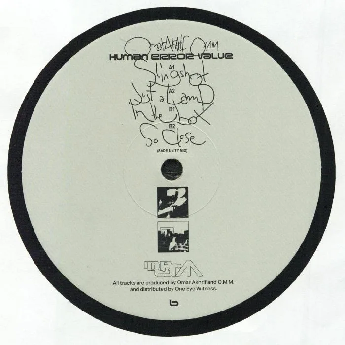 Back cover — O.M.M., Omar Akhrif — Human Error Value EP