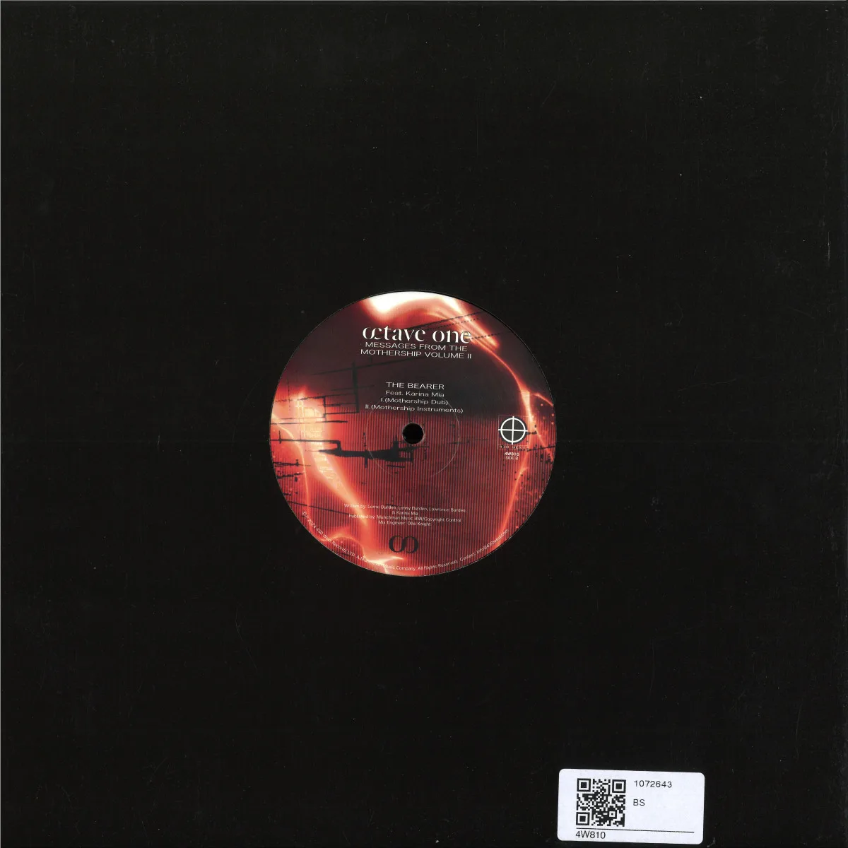 Обратная сторона обложки — Octave One — Messages From The Mothership Volume II