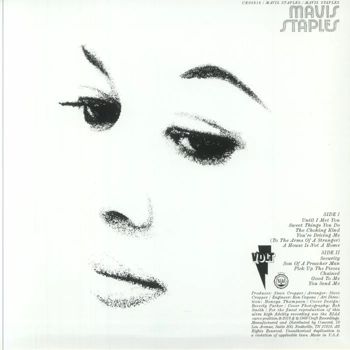 Back cover — Mavis STAPLES — Mavis Staples (55th Anniversary Edition)