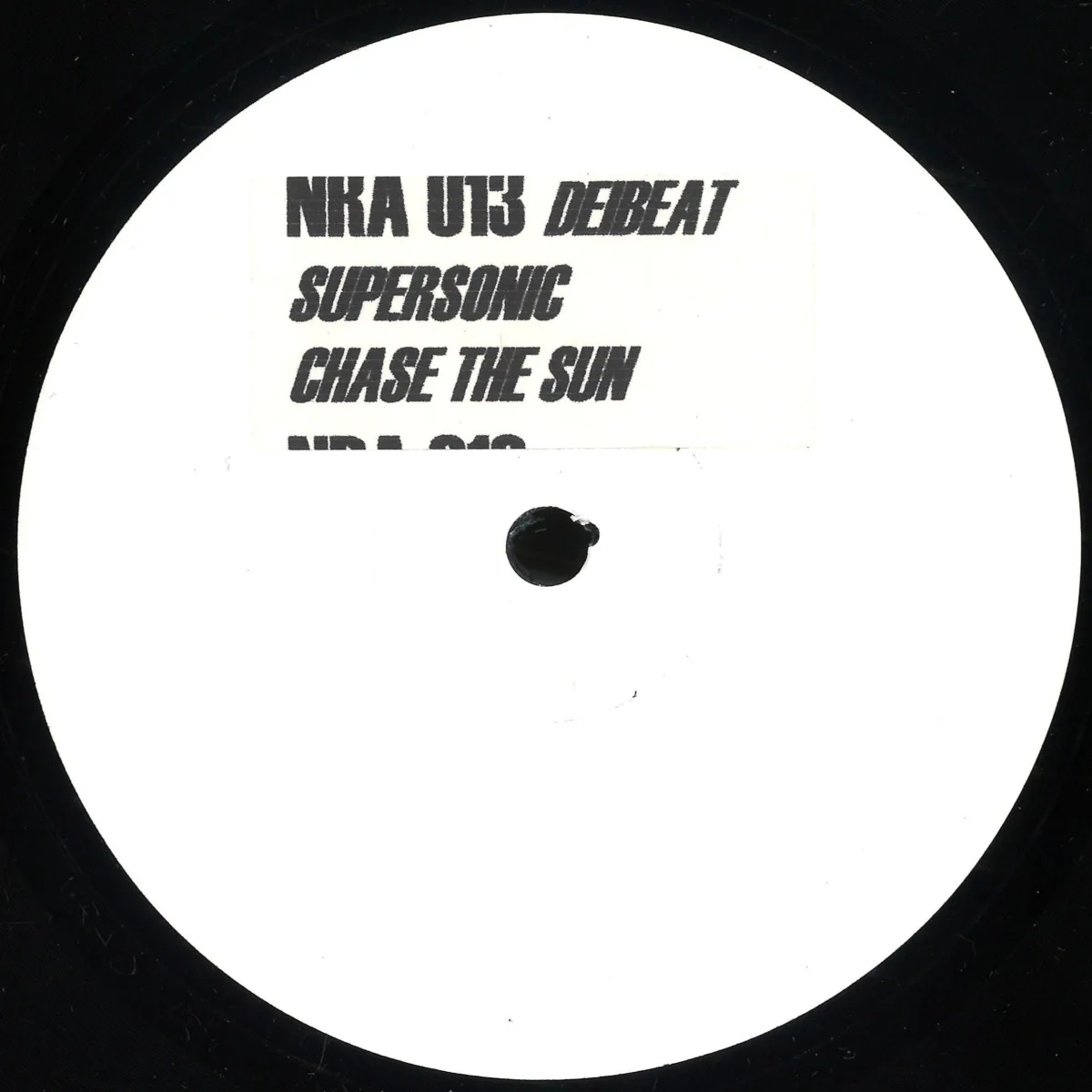 Front cover — Deibeat — Chase The Sun / Supersonic