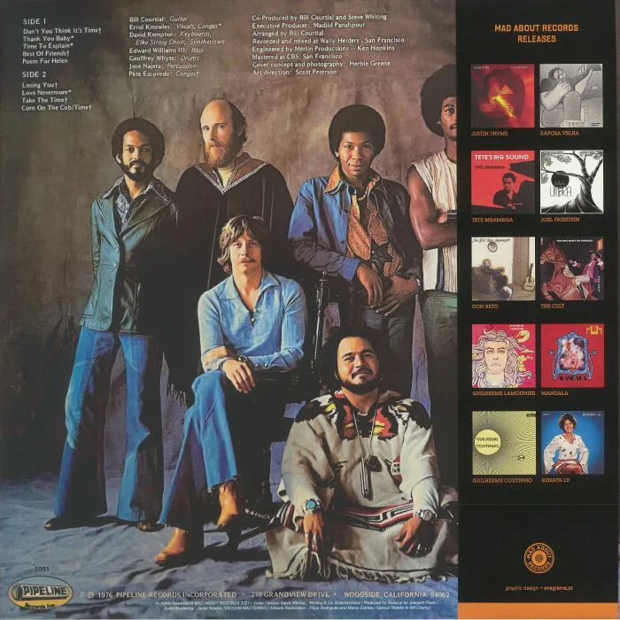Обратная сторона обложки — COURTIAL / ERROL KNOWLES — Don't You Think It's Time (Deluxe Edition)