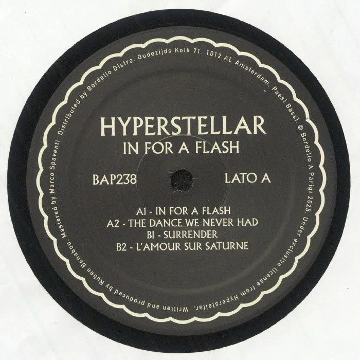 Лицевая сторона обложки — HYPERSTELLAR — In For A Flash