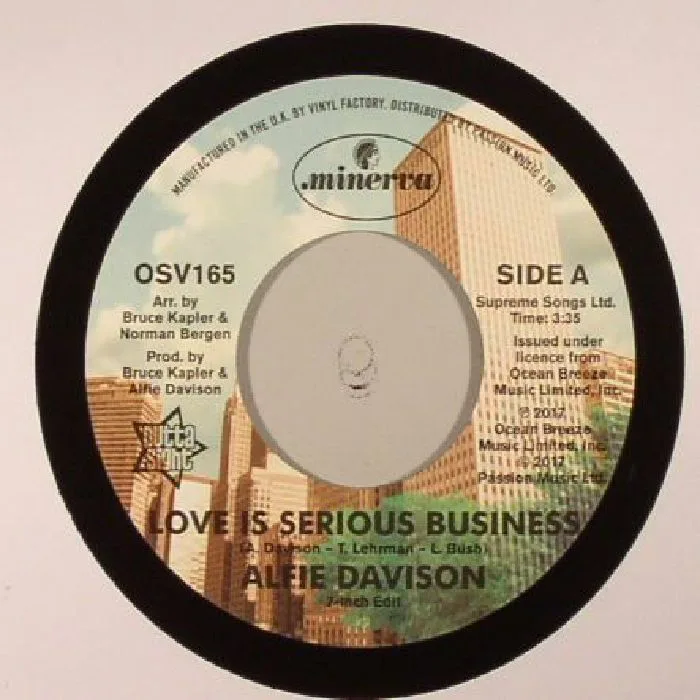 Alfie DAVISON — Love Is Serious Business