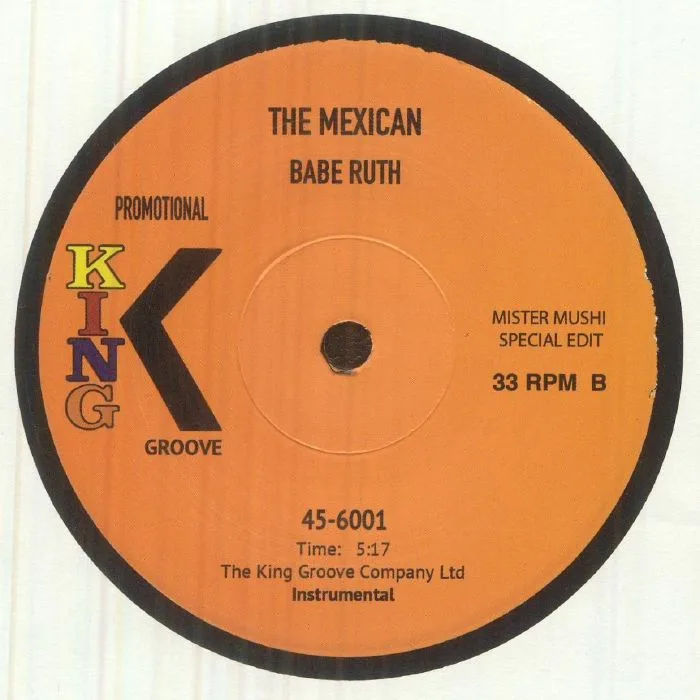 Обратная сторона обложки — BABE RUTH — The Mexican: Orange Label Edition
