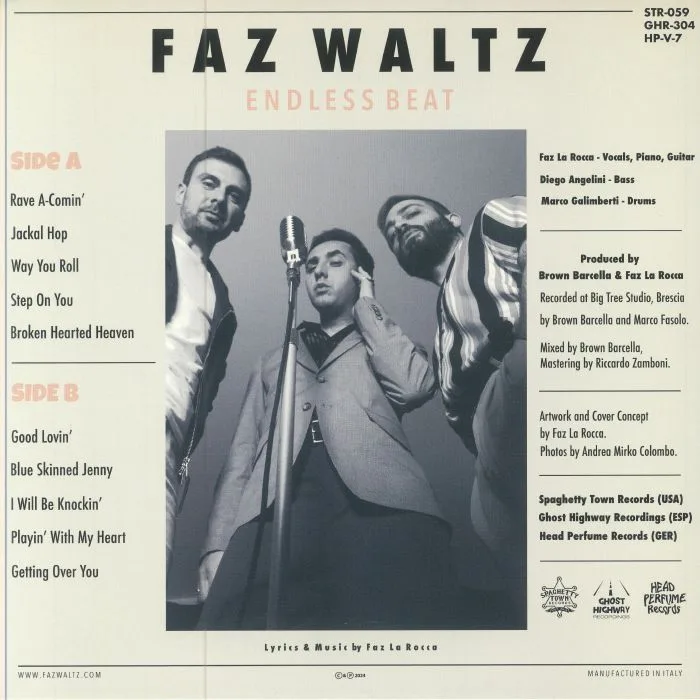Back cover — FAZ WALTZ — Endless Beat