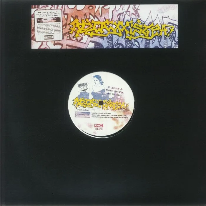 Лицевая сторона обложки — DJ LAXXISTE A — Promo Use Only