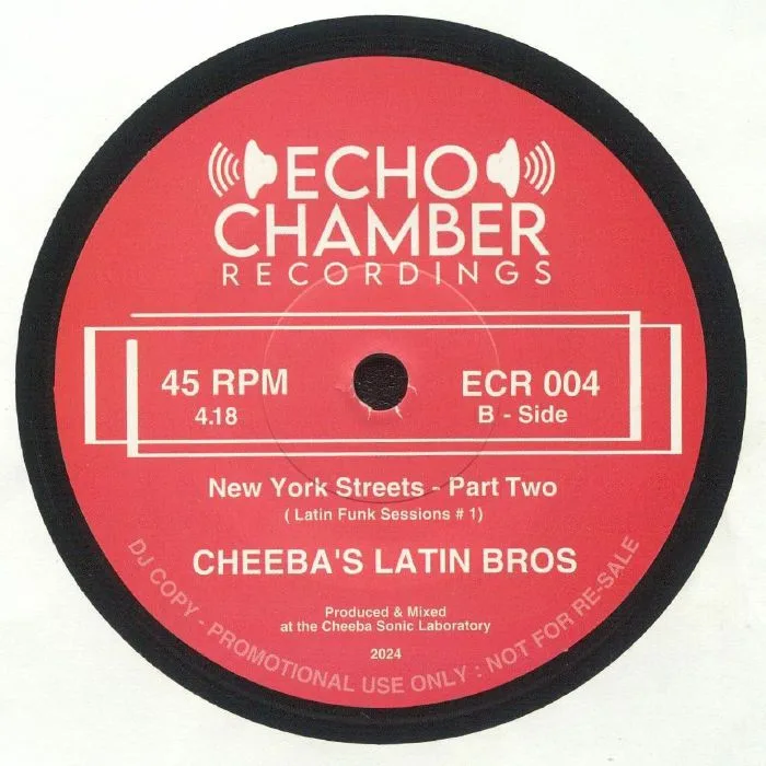 Обратная сторона обложки — CHEEBA'S LATIN BROS — New York Streets