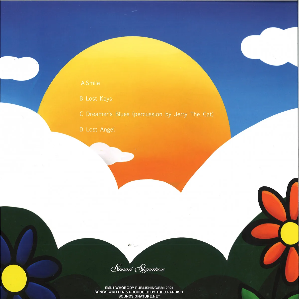 Back cover — Theo Parrish — Smile LP 2x12"