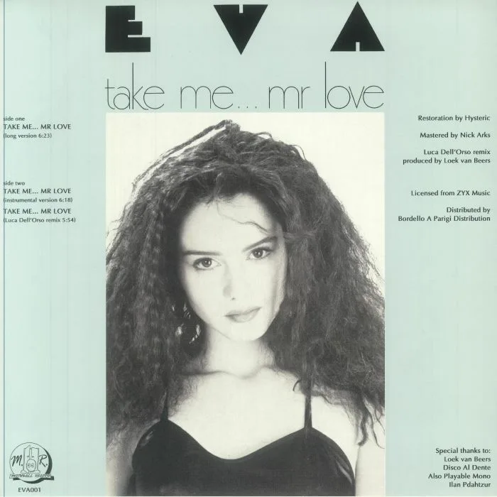 Back cover — EVA — Take Me Mr Love (reissue) (B-STOCK)