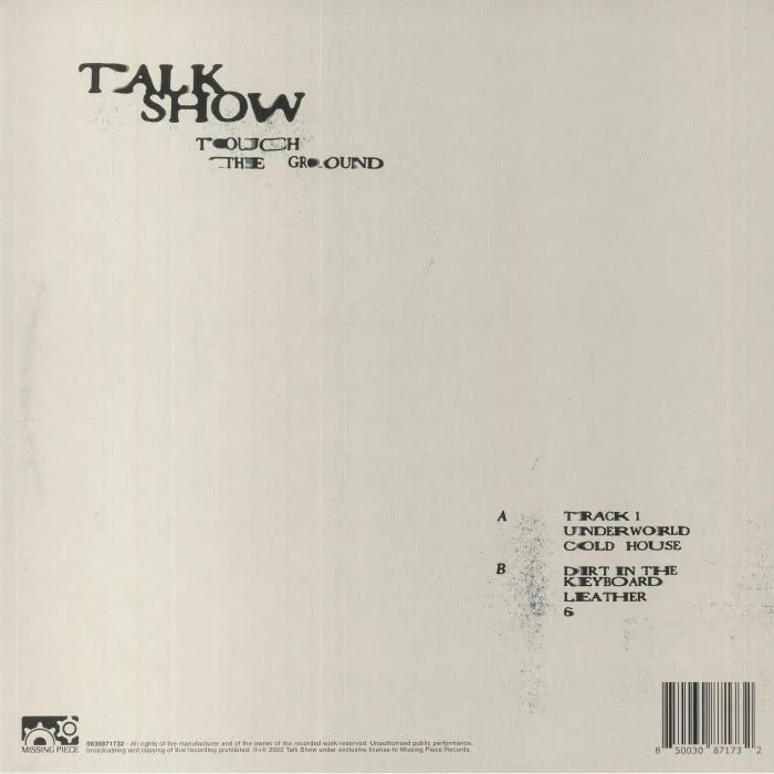 Back cover — TALK SHOW — Touch The Ground