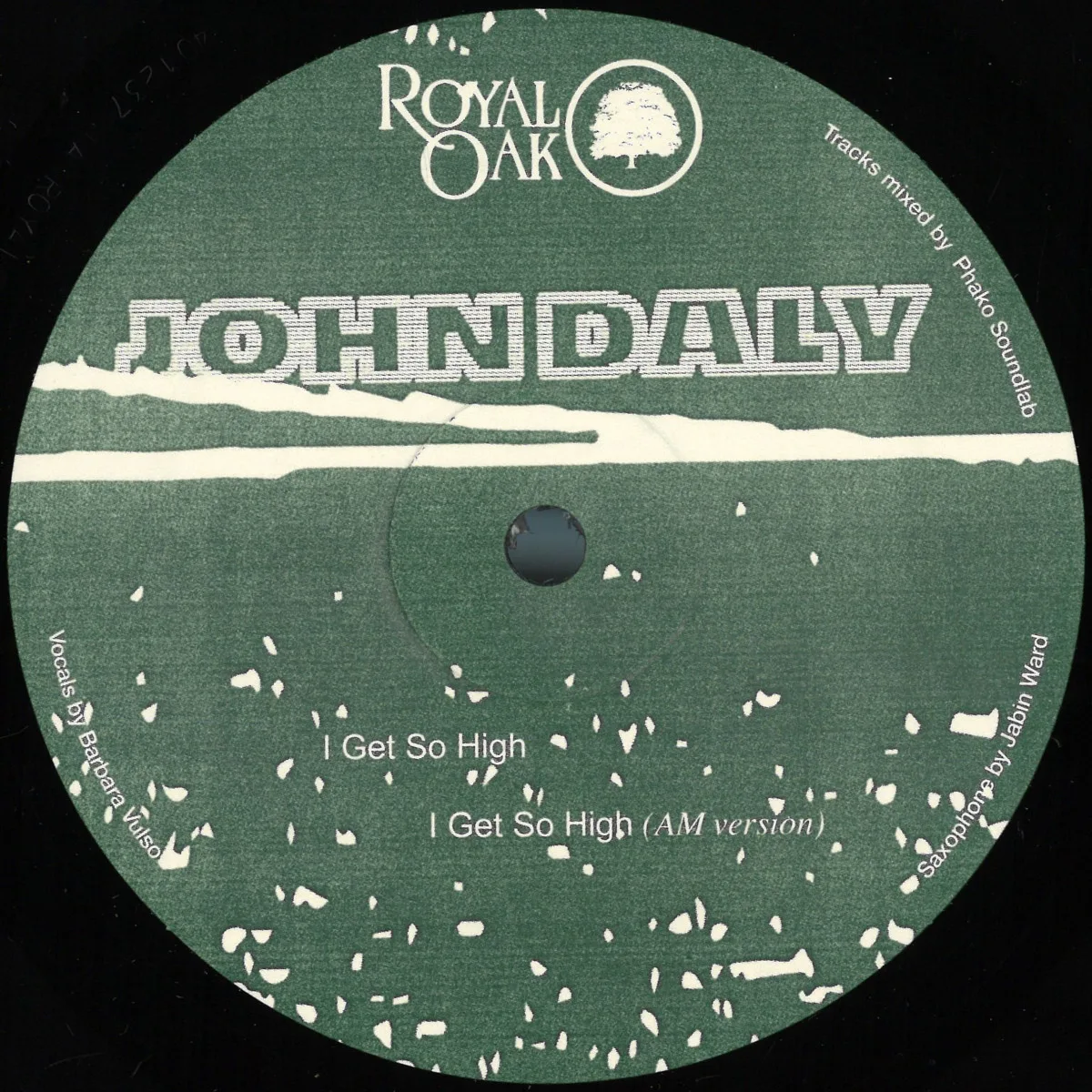 Лицевая сторона обложки — John Daly — I Get So High